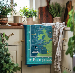 Shipping Forecast tea towel